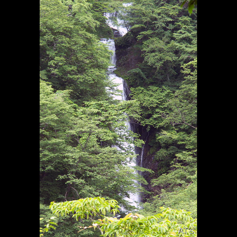 いろは坂から見た方等滝／深沢左俣／大谷川流域の滝