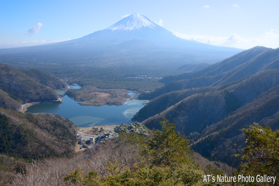 精進峠付近から／富士五湖周辺の山から富士山展望