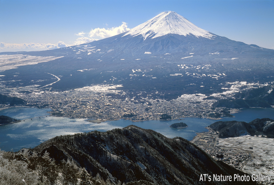黒岳から／富士五湖周辺の山から富士山展望