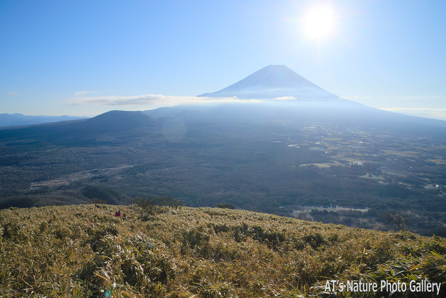 竜ヶ岳から見た朝の富士山／竜ヶ岳とダイヤモンド富士