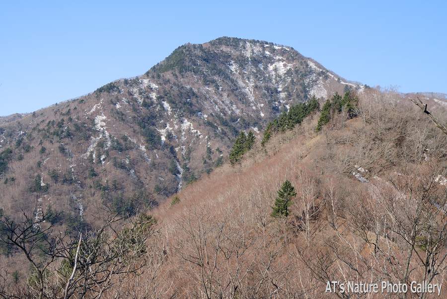剣ヶ峰付近から見た釈迦ヶ岳／高原山／栃木
